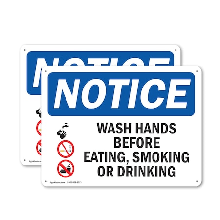 Signmission Safety Culture Sign, 24 in Width, Plastic, Rectangle OS-2PACK-NS-P-1824-L-16856